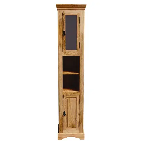 Kúpeľňový nábytok Skrinka do kúpeľne Guru 40x190x35 indický masív mango