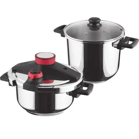 Tlakové hrnce Lamart LT1230 sada tlakových hrncov Para, 4+7 l