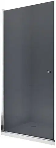 Sprchovacie kúty MEXEN - PRETORIA krídlové dvere 70x190 cm 6mm, chróm, grafit sa stenovým profilom 852-070-000-01-40