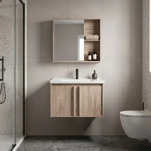 Kúpeľňový nábytok REA - Súprava kúpeľňového nábytku s umývadlom Gama T25023 QHM 60CM REA-M0203