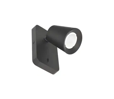 Svietidlá  Nástenné bodové svietidlo TRELO 1xGU10/30W/230V čierna SKU009042