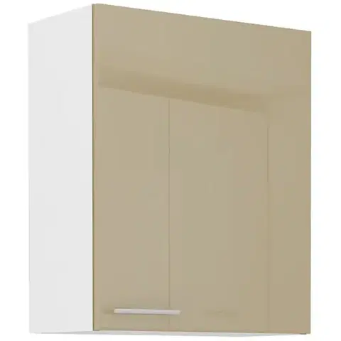 Kuchynské skrinky visiace Kuchynská skrinka Lara 60g-72 1f Mdf Cappucino lesk