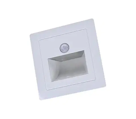LED osvetlenie Bohemia-Design LED schodiskové svietidlo s pohybovým a súmrakovým senzorom LED/3W/230V 6000K biela NASBC6