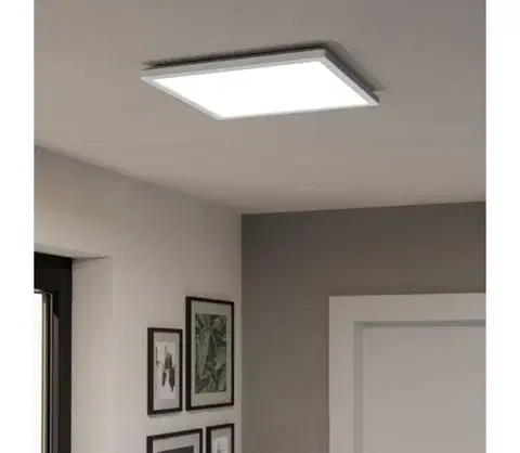 Svietidlá Eglo 901475 - LED RGBW stropné kúpeľňové svietidlo ROVITO-Z 17,6W/230V 39x39cm IP44 biela 901475