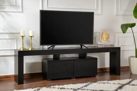 TV stolíky TV stolík Enclave - Wood Black