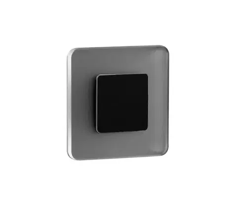 LED osvetlenie LDST SW-01-SC-BZ8 - LED schodiskové svietidlo SWIFT 8xLED/1,2W/230V matná čierna SW-01-SC-BZ8