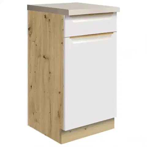 Kuchynské skrinky stojace Skrinka do kuchyne Glamour2d White