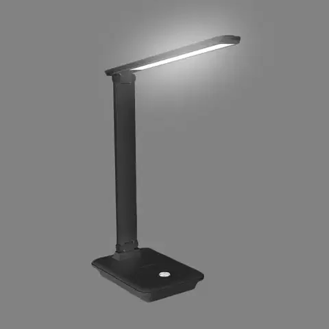 Moderné lampy Stolná lampa Medan LED 9W čierna