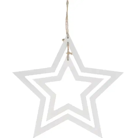 Bytové dekorácie (ostatné) MAKRO - Hviezda závesná 31cm