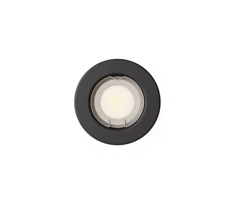 Svietidlá Philips - Zapustené stropné svietidlo PERIDOT 1xGU10/7W/230V čierna 872016939274800