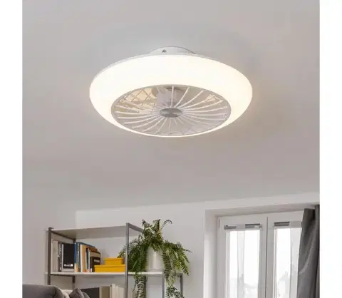 Ventilátory Globo 03632W - LED Stropné svietidlo s látorom LAFEE LED/18W/230V 03632W