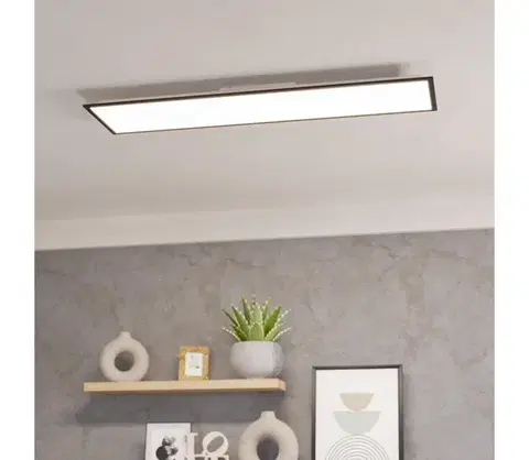 Svietidlá Eglo 901487 - Prisadený LED panel MORADILLO LED/33W/230V 120x30 cm čierna 901487