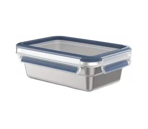 Dózy na potraviny Tefal Dóza 0,8 l Master Seal nehrdzavejúca oceľ obdĺžniková N1150410