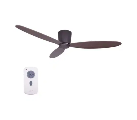 Ventilátory Lucci air 212883 - Stropný látor AIRFUSION RADAR, drevený/hnedý, priemer 132 cm + diaľkový ovládač 212883