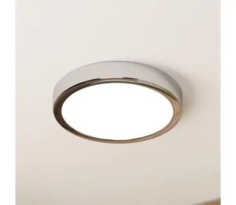 Svietidlá Eglo 900641 - LED kúpeľňové stropné svietidlo FUEVA LED/17W/230V IP44 chróm 900641
