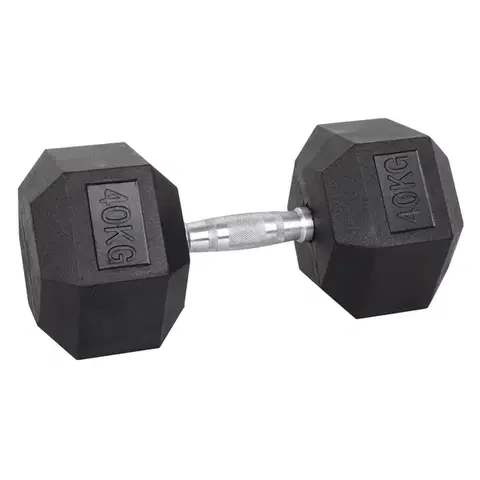 Činky Šesťhranná činka inSPORTline Hexsteel 40 kg