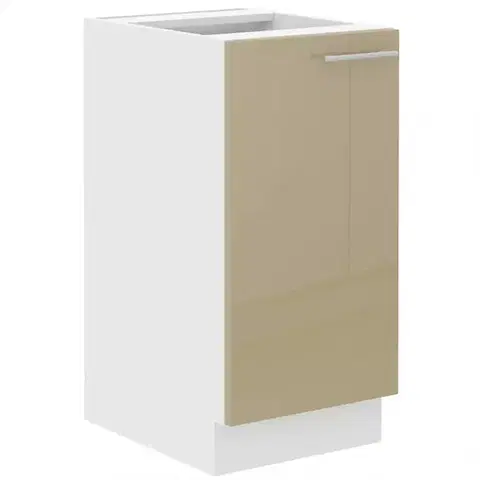 Kuchynské skrinky stojace Kuchynská skrinka Lara 40d 1f Bb Mdf Cappucino lesk