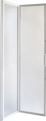 Sprchovacie kúty OLSEN SPA - Sprchové dvere DIANA - Farba rámu zásteny - Hliník biely, Rozmer A - 90 cm, Smer zatváranie - Univerzálny Ľavé / Pravé, Výplň - Polystyrol 2,2 mm (acrilico), Výška - 185 cm OLBSZ90