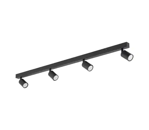 Svietidlá  Bodové svietidlo NEX 4xGU10/10W/230V čierna 10792