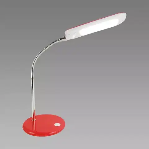 Kancelárske osvetlenie Stolná lampa Dori LED červená 02787 LB1
