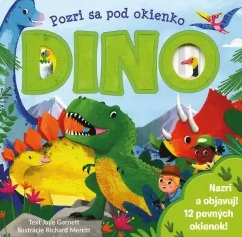 Leporelá, krabičky, puzzle knihy Pozri sa pod okienko DINO