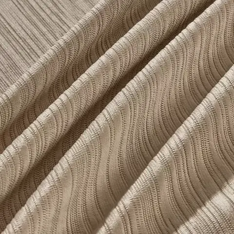 Metrážne závesy Závesový materiál SOFI VET476/4/210GSM béžová Tovar na mieru