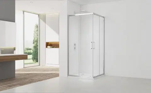 Sprchovacie kúty Sprchovací kút štvorec 80x80 cm SAT TEX SATBKTEXQ80 SATBKTEXQ80