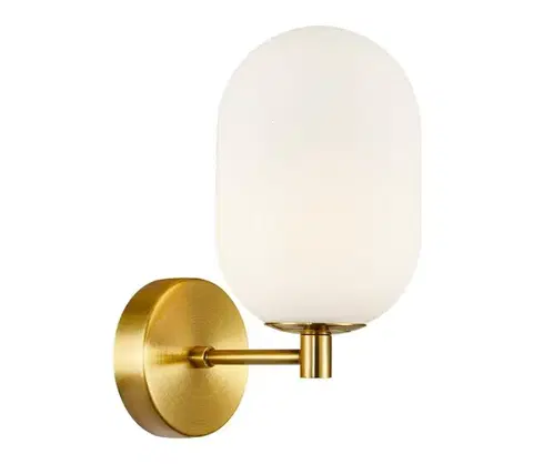 Svietidlá  Nástenná lampa ALIAS 1xG9/8W/230V zlatá ML0319