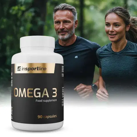 Vitamíny a minerály Výživový doplnok inSPORTline Omega 3, 90 kapsúl