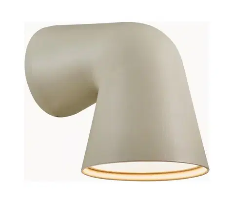 Svietidlá Nordlux - Vonkajšie nástenné svietidlo FRONT 1xGU10/28W/230V IP44 krémová 46801008