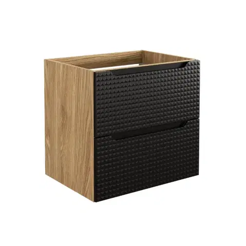 Skrinky do kúpeľne ArtCom Skrinka pod umývadlo LUXOR Black 82-60-2S | 60 cm
