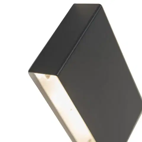 Nástenné osvetlenie Moderná nástenná lampa čierna - Otan