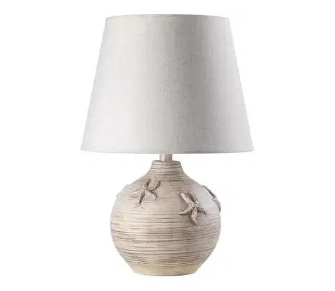 Lampy ONLI - Stolná lampa MARINA 1xE27/22W/230V béžová/ biela 60 cm 232/LG