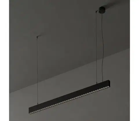Svietidlá Ideal Lux - LED závesný luster na lanku OFFICE LED/30W/230V 4000K CRI 90 čierna 271200