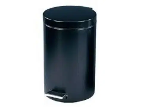 Odpadkové koše Kinekus Koš na odpad 3l šlapací, čierny kovový