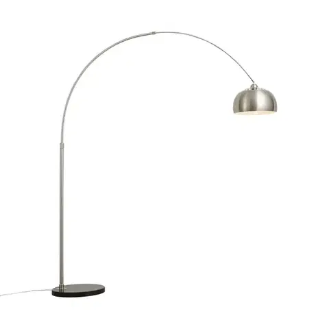 Oblúkové lampy Moderná oblúková lampa z ocele nastaviteľná - Grande
