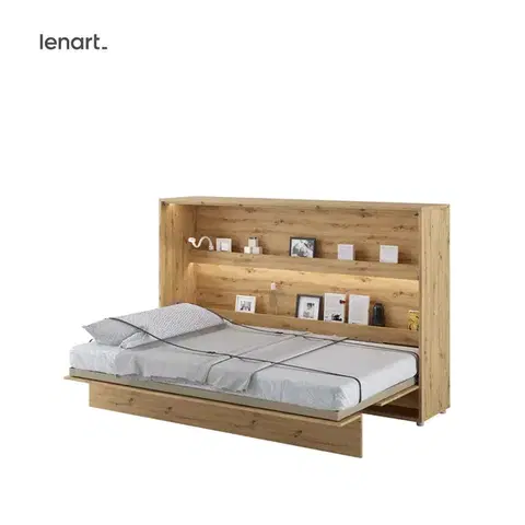 Postele Dig-net nábytok Sklápacia posteľ Lenart BED CONCEPT BC-05 dub artisan | 120 x 200 cm