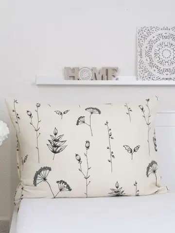 Dekoračné obliečky MKLozkoviny.sk Flanelová obliečka na vankúš 70 x 90 cm - Čistinka-  -