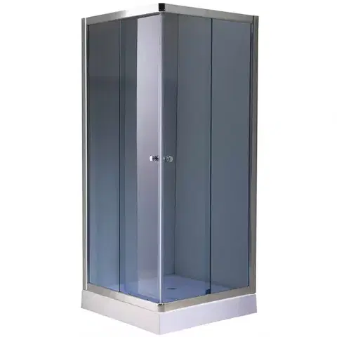 Sprchové kúty 90x90 Sprchový kút A1900F 90/90/185 Grafit