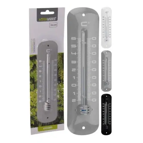 Kuchynské teplomery Teplomer vonkajší 19cm plechový, mix farieb WW