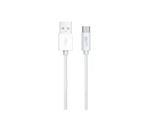 Predlžovacie káble Winner Group - USB kábel USB-C / USB-A 60W 1m biela WINKABCMIWHSB