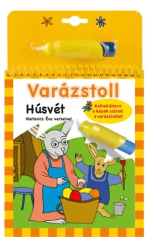 Nalepovačky, vystrihovačky, skladačky Varázstoll - Húsvét - Éva Mentovics