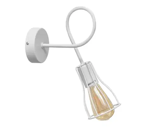 Svietidlá  Nástenná lampička OXFORD 1xE27/15W/230V biela K-2016/1K WT