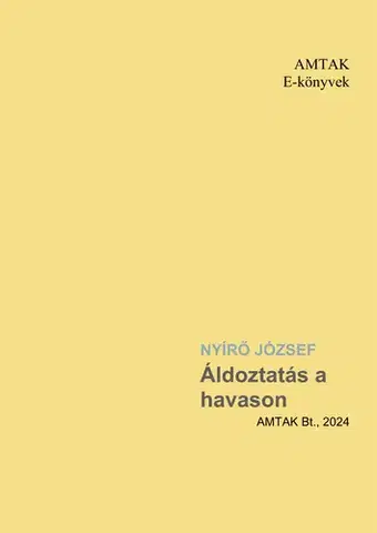 Svetová beletria Áldoztatás a havason - József Nyírő