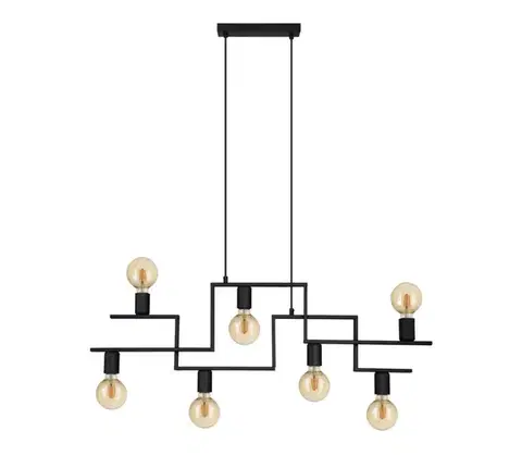 Svietidlá Eglo 43365 - Luster na lanku FEMBARD 7xE27/60W/230V 43365