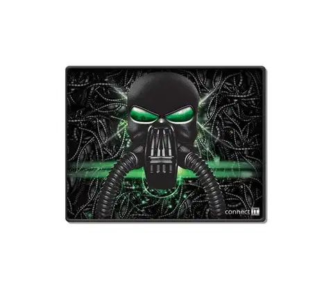 Klávesnice a myši CONNECT IT CMP-1100-SM - Podložka pod myš 32x24,5 cm čierna/zelená CMP-1100-SM