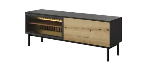 Nábytok do obývačky ArtLas TV stolík TONG 150 2D | s LED osvetlením