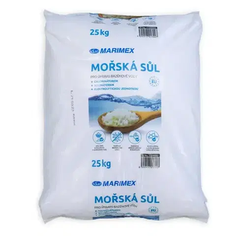 Ostatné čističe bazénov Morská soľ bazénová 25 kg