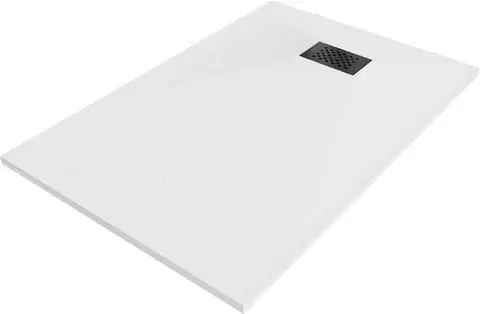 Vane MEXEN/S - Hugo sprchová vanička SMC 130x70, biela, krytka čierna 42107013-B
