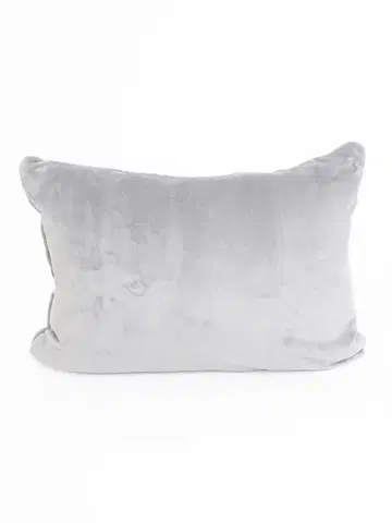 Dekoračné obliečky MKLozkoviny.sk Obliečka na vankúš mikroplyš Exclusive 40 × 60 cm - Laura svetlo šedá-  -